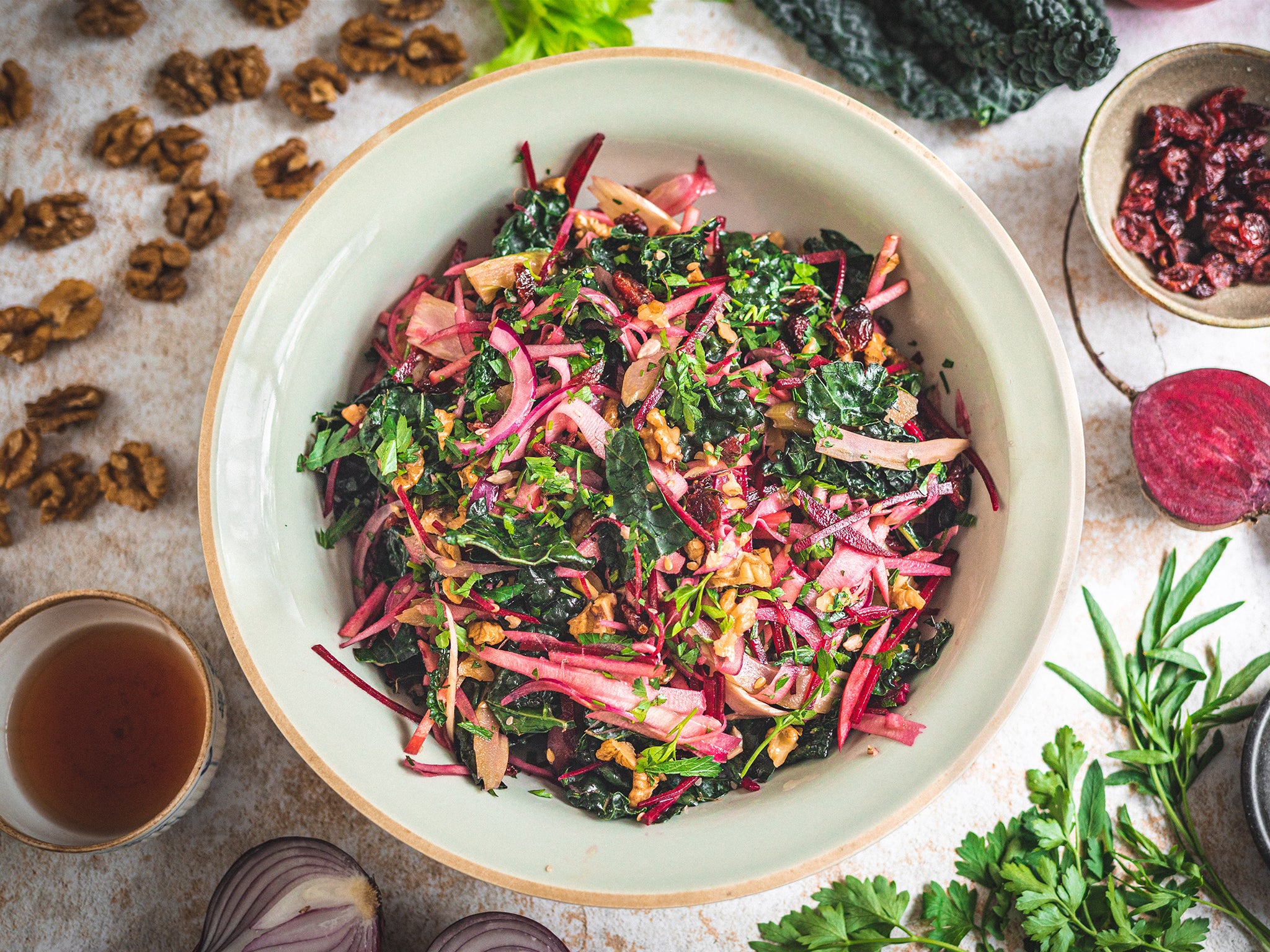 Sharp, mustardy and full of crunch, this slaw is a refreshing alternative to heavier sides